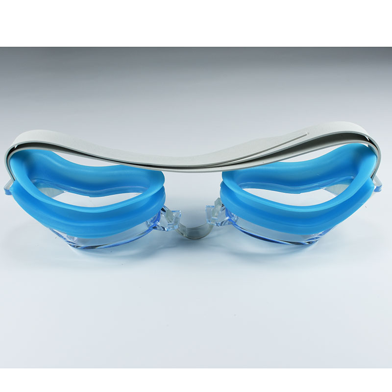 Kính trong suốt không thấm nước gửi mũ bơi mũi clip nút tai phù hợp với ba mảnh phù hợp cho bé trai và bé gái lặn kính bơi kính bơi view v610