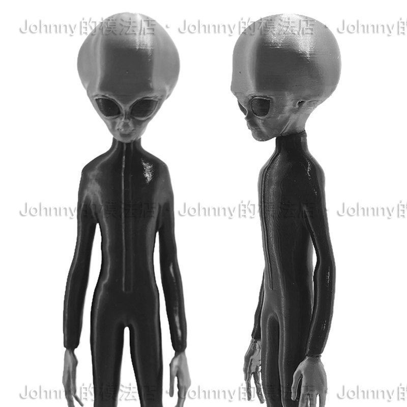 Gray Man Archives Future Human Alien Fdm 3D Printed Figurine Ornament