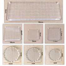 Acrylic board clay transparent work Board soft pottery diy hand material accessories tool cutting board
