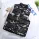 Mùa thu và mùa đông xuống áo vest cotton Phiên bản Hàn Quốc của những chiếc áo vest nam ấm áp vest vest ngang vai mạng xã hội đỏ với cùng một đoạn cotton khoác vest nam