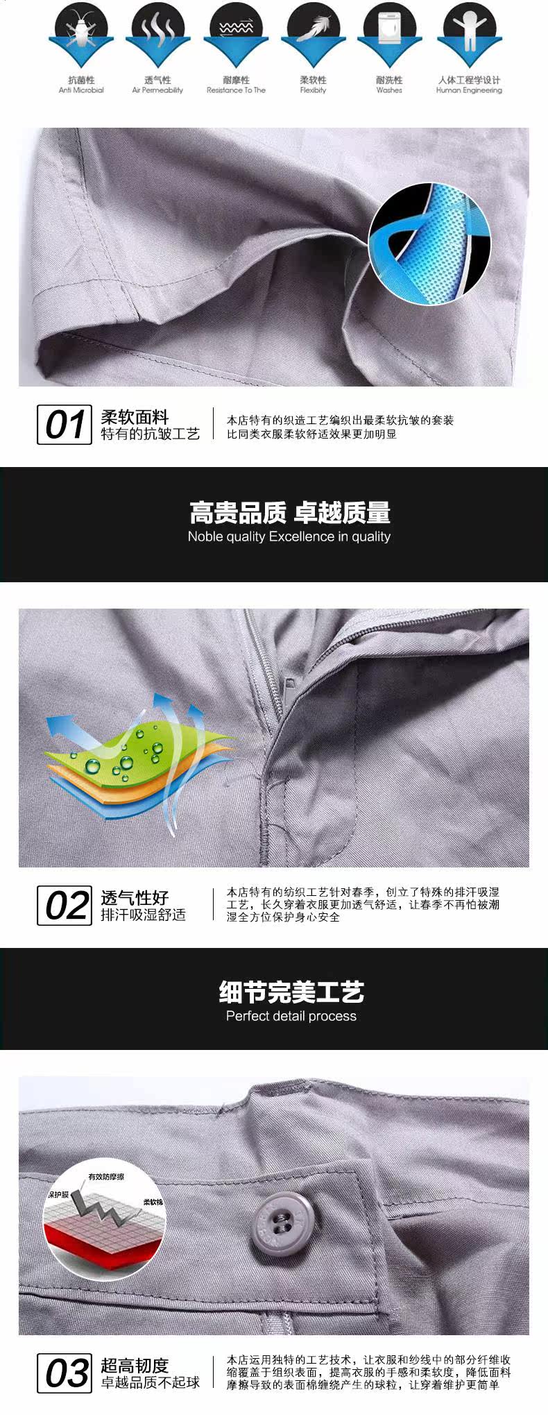 Tenue de travail en coton - Ref 1913387 Image 14