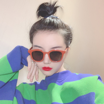 New glasses retro small frame rectangular sun glasses photo female tide Net red with glasses female wild glasses
