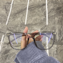 Radiation-resistant glasses Female ultralight TR90 large frame Spectacle Frame Male computer Anti-Blu-ray Near-lens with degree Han edition Chauga