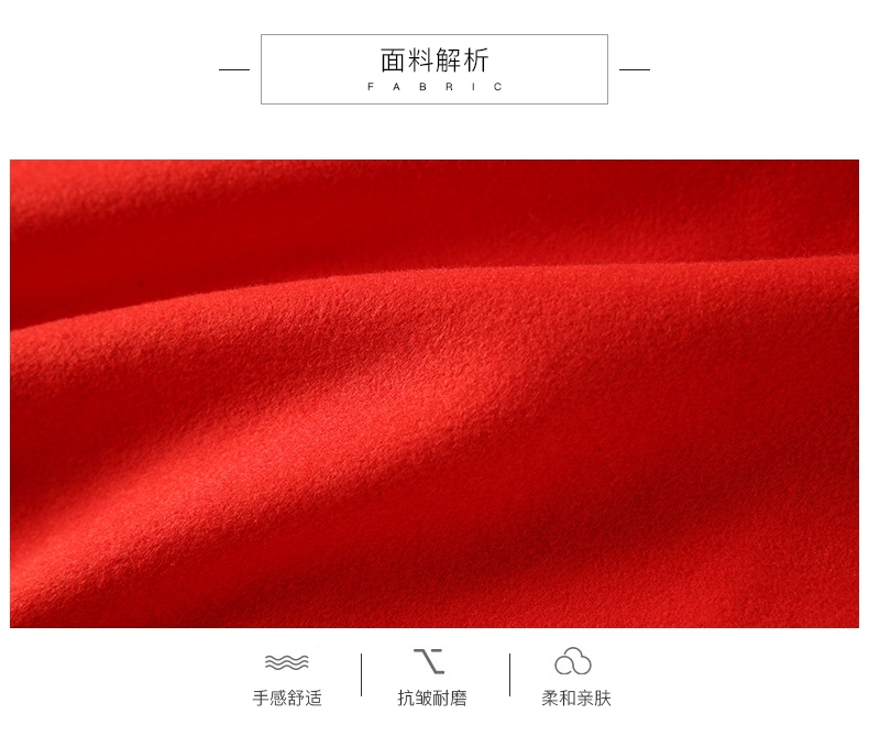 Áo khoác mùa đông 2019 cho phụ nữ áo khoác đỏ mới dành cho nữ - Áo khoác dài