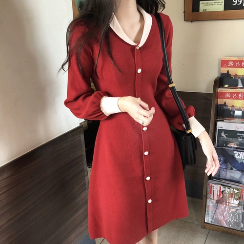 Праздничнное длинное трикотажное шерстяное платье, в стиле Шанель, длина миди