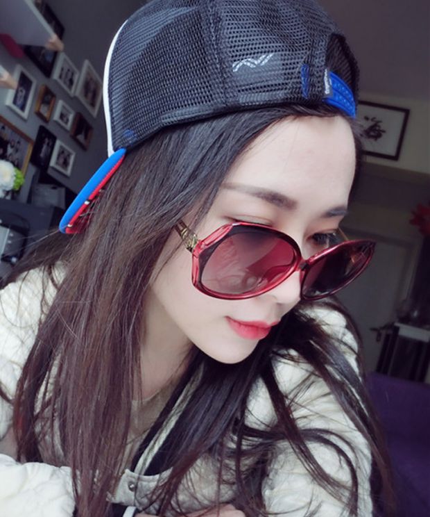Phiên bản Hàn Quốc của kính râm phân cực mới dành cho nữ mặt dài 2018 kính râm kính thanh lịch hộp lớn lái kính râm nữ mắt kính nam