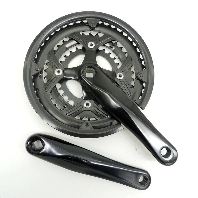 7 8-speed 9-speed mountaineering bicycle variable speed 48-tooth three-piece large chainring 170mm aluminum alloy square hole crank