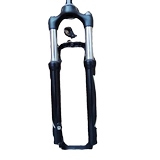 Металлический горный велосипед, белая велосипедная вилка с дисковыми тормозами, 26 дюймов, амортизация, проводное управление