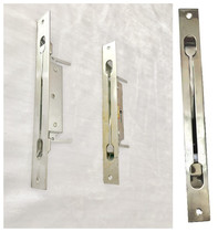 Security Door Stainless Steel Middle Control Bolt Concealed double open gate primary-secondary door bolt Rural heaven and earth invisible square single hole