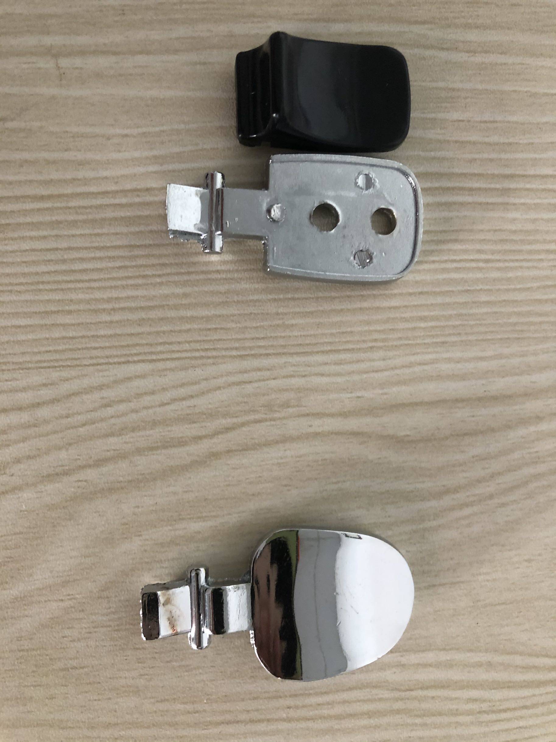 Old-fashioned push-type door lock handle stainless steel door aluminum alloy door lock handle accessories anti-theft door lock button