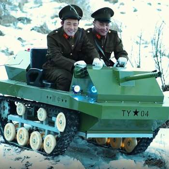 All-terrain double amusement tank adult snow tank motorcycle off-road atv track kart
