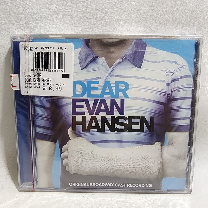 M Brand New Box-Sealed Cd Dear Evan Hansen Modern Pop Broadway Musical