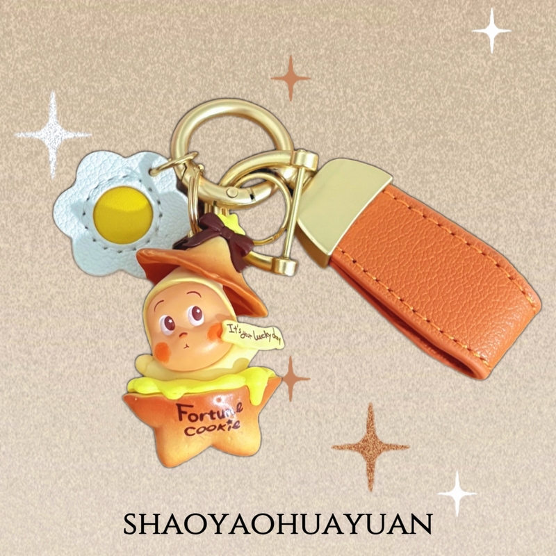 Original DIY Star Man Cute Doll Car Keychain Pendant Lambskin Keychain Best Friend Gift Genuine Leather Original DIY Star Man Cute Doll Car Keychain Pendant Lambskin Keychain Best Friend Gift Genuine Leather