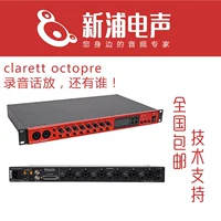 Focusrite Clarett OCTOPRE Thiết bị thu âm micrô / micrô 8 kênh - Nhạc cụ MIDI / Nhạc kỹ thuật số mic thu âm