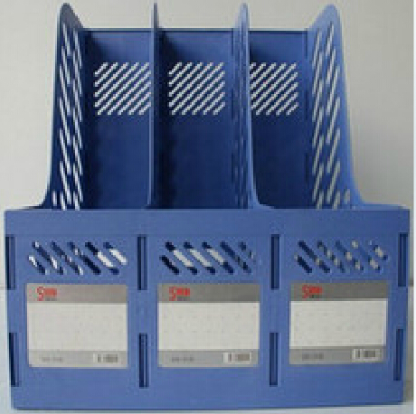 Vertical Trig Folder File Bar Trig Four Grips Paper Rack Plastic File Shelf New Material Eco-friendly No Smell