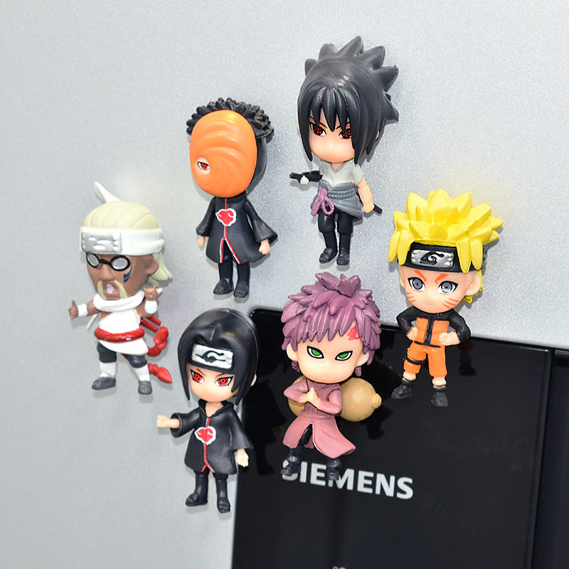 Japanese cartoon Cartoon Cartoon of the fire Ninja 3D Solid fridge with magnet Creative fridge to decorate a set