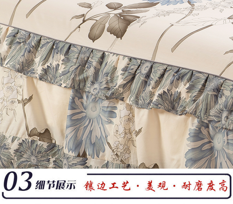 Bunk giường váy in bông ren bông khăn trải giường đơn mảnh cho một tấm nệm trải giường 1.8 vải giá rẻ bao gồm 1,5 - Váy Petti giường váy