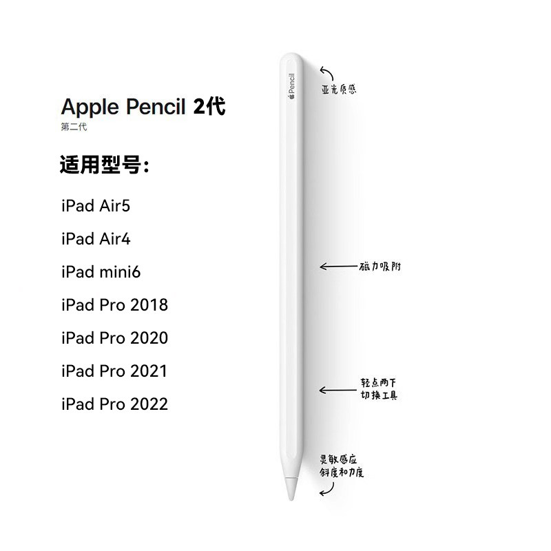 Apple Original Stylus Apple Pencil 1St Generation 2Nd Generation Pro Tablet iPad Capacitive Pen First Generation Second Generation