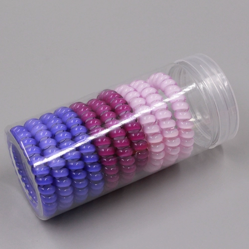 Эластичная синяя брендовая резинка для волос, градиент, 10 шт, простой и элегантный дизайн