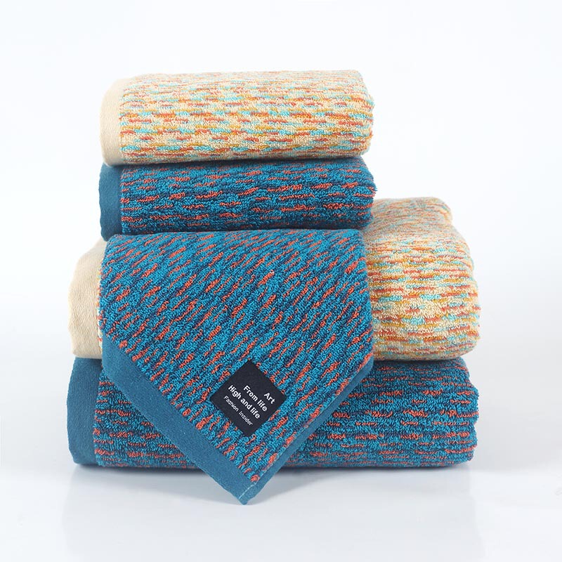 Pure Cotton Towel Bath Towel for Home Use, Van Gogh Color Dots, Soft, Skin-Friendly, Absorbent, High-End Gift, Adult All-Cotton Face Towel Pure Cotton Towel Bath Towel for Home Use, Van Gogh Color Dots, Soft, Skin-Friendly, Absorbent, High-End Gift, Adult All-Cotton Face Towel