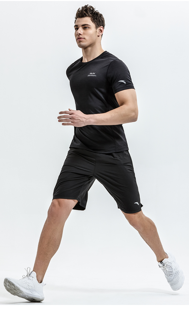Anta nam ngắn tay áo 2018 mùa hè mới thở độ ẩm thoải mái ngắn T thể thao chạy t-shirt 15825151 áo thun tập gym nữ
