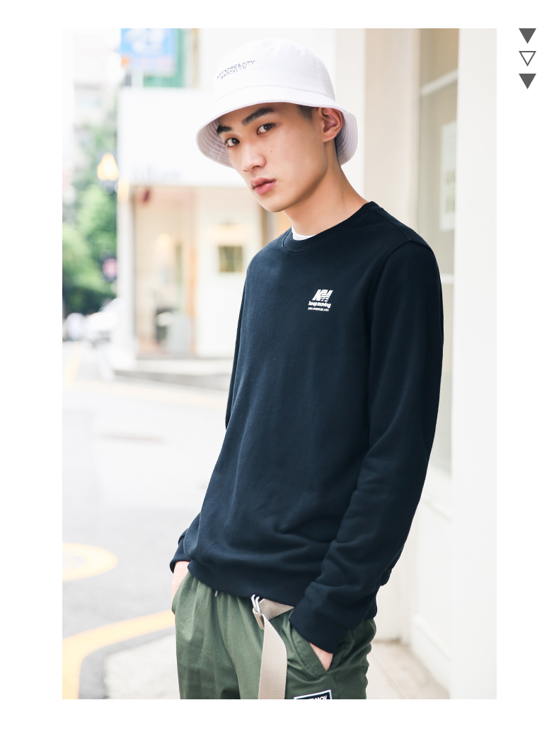 Áo len nam Anta 2019 mùa xuân mới thể thao áo thun nam giản dị chạm đáy 15837715 - Thể thao lông cừu / jumper áo khoác nỉ nữ form rộng