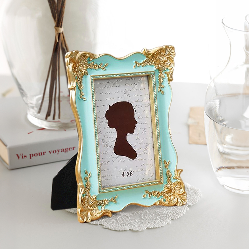 European-Style Desktop Photo Frame Display Stand 6inch Photo Frames High-End Empty Frame Bedroom Living Room Picture Frame Ornament European-Style Desktop Photo Frame Display Stand 6inch Photo Frames High-End Empty Frame Bedroom Living Room Picture Frame Ornament