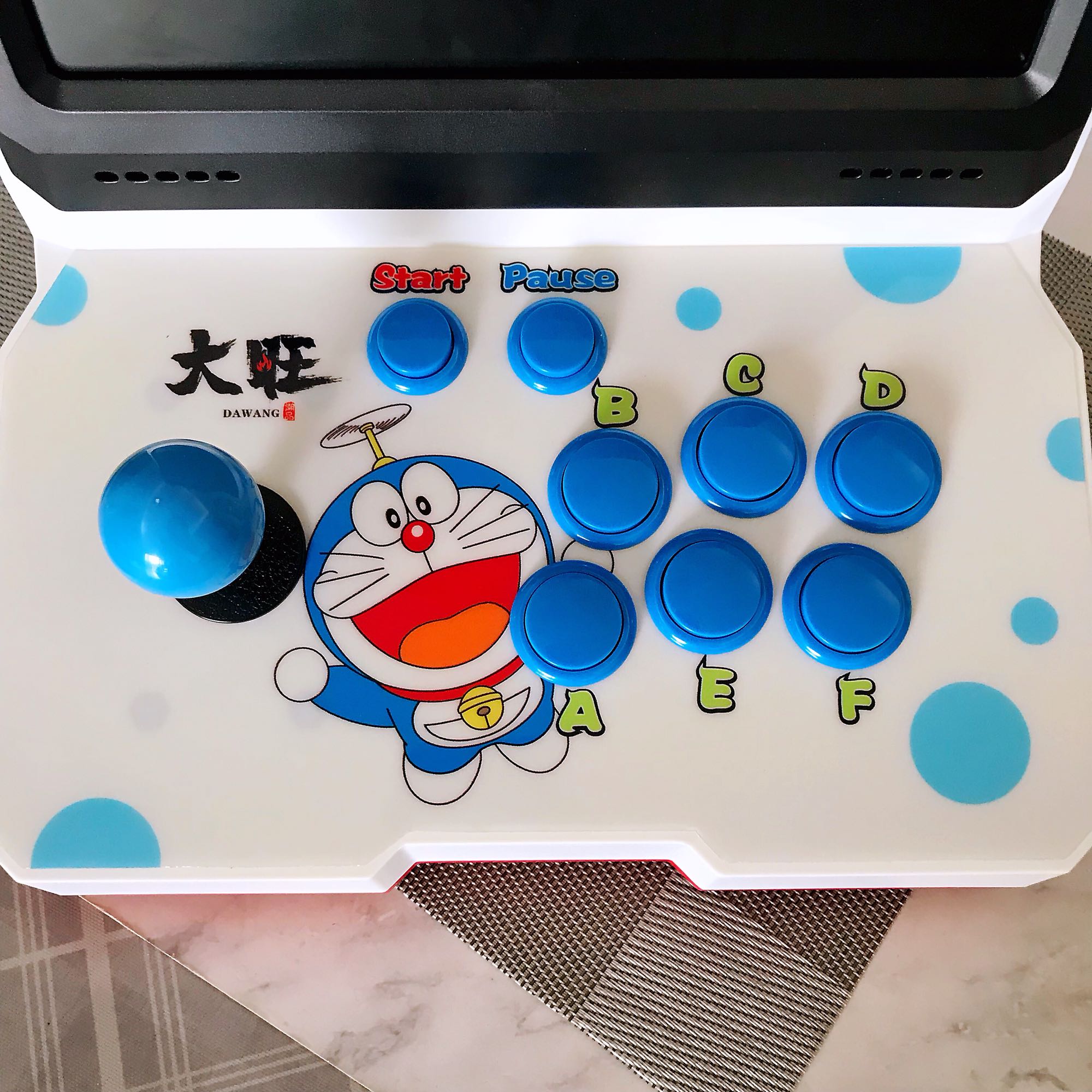 Doraemon Street Machine Double Full Nhựa Pandora Box Glory Back to Back Game Machine 2500 Game Nỗi nhớ Máy - Kiểm soát trò chơi tay cầm pxn