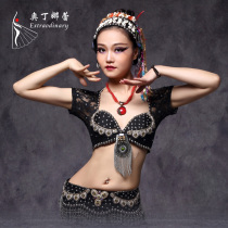 Odina Lei new belly dance jacket ATS performance performance corset short sleeve lace bra tribe style