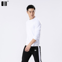(High elastic soft)single and double number 2020 spring and autumn new sweater mens solid color top long-sleeved T-shirt base shirt