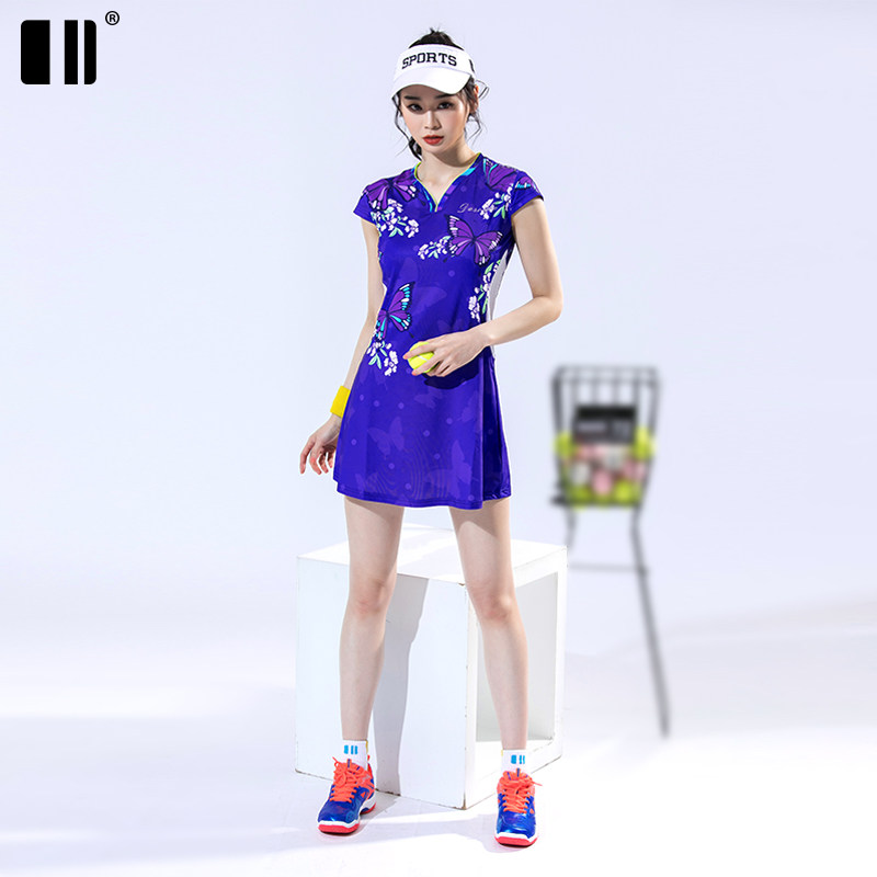 (Soft) Single and double badminton dress Tennis skirt Women's suit Sports culottes Sports dress