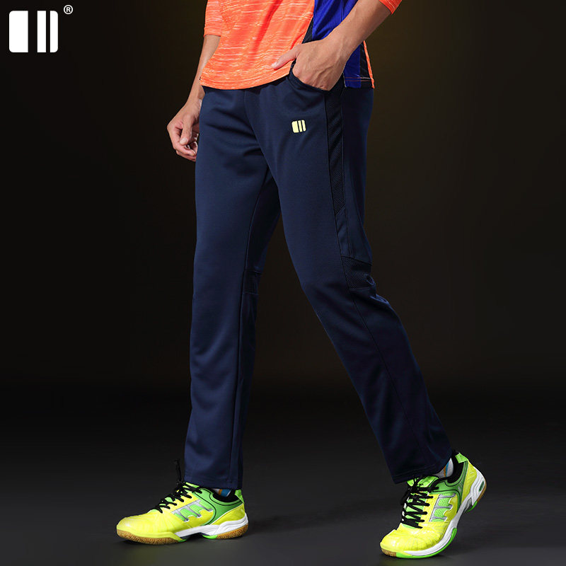 Single double badminton dress autumn/winter men's loose sports pants women's slim pants tennis table tennis clothing