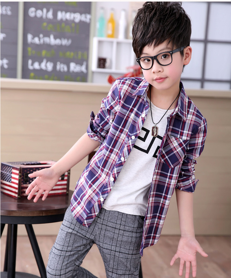 Chemise garcon à manche longue - Ref 2073233 Image 20