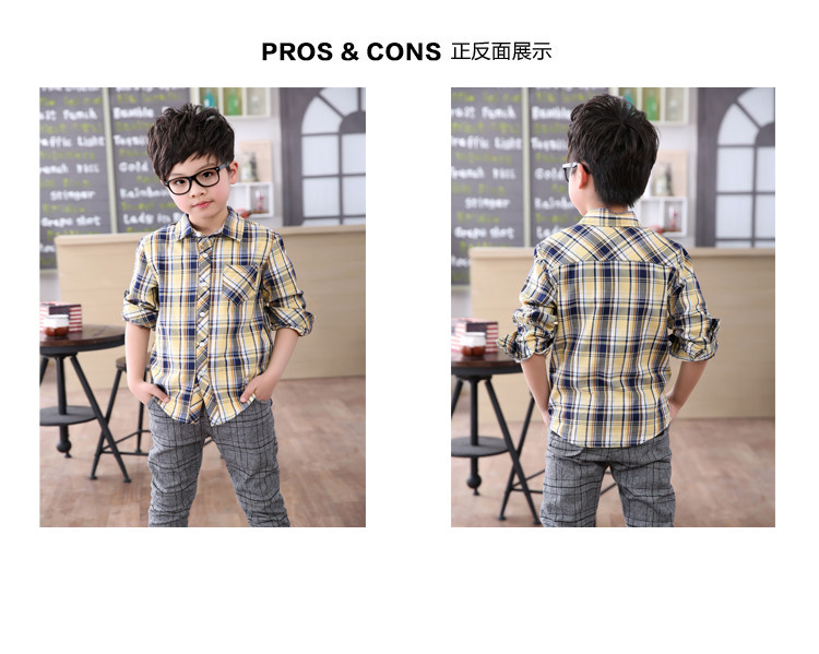 Chemise garcon à manche longue - Ref 2073233 Image 12