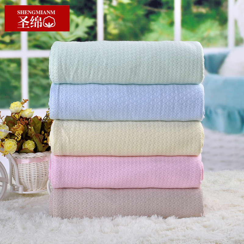 Bamboo Fiber Hair Towel By Summer Blanket Single Ice Silk Blanket Baby Cover Blanket Adult Summer Cool Blanket Double Baby Ice Silk Quilt