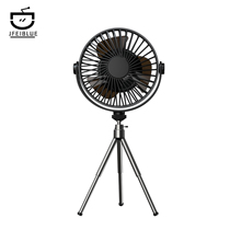 Outdoor camping multifunctional tripod lighting fan smart remote control can hang small fan non-Claymore