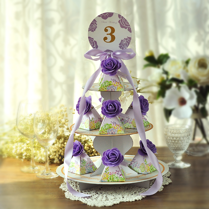 Tower wedding package wedding candy boxes creative wedding candy bags wedding supplies wedding candy boxes Continental candy boxes