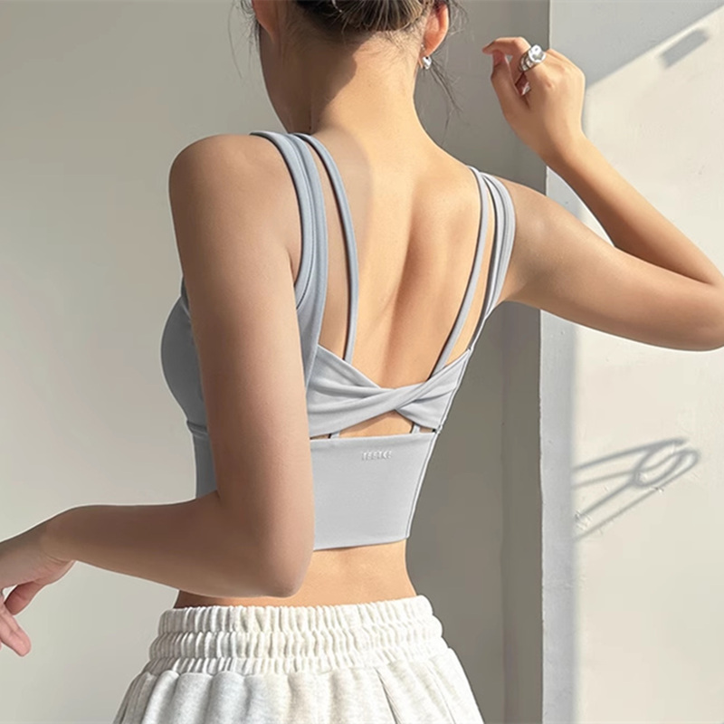 Lulu Nofvmo High-Intensity Breathable Running Shock-Proof Yoga Vest Fitness Bra with Chest Pads and Beautiful Back Underwear Lulu Nofvmo High-Intensity Breathable Running Shock-Proof Yoga Vest Fitness Bra with Chest Pads and Beautiful Back Underwear