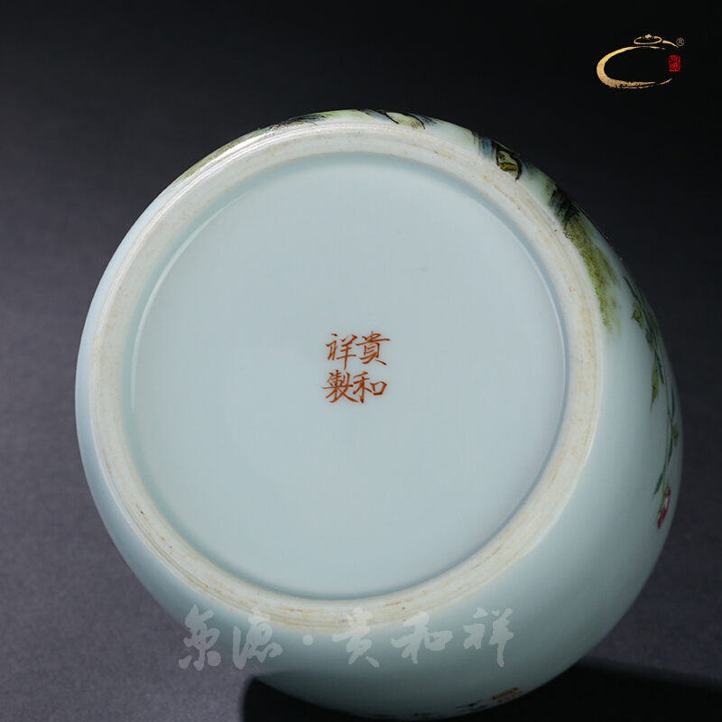 And auspicious jingdezhen ceramic tea pot pastel prosperous one like tea pot hand - made tea POTS