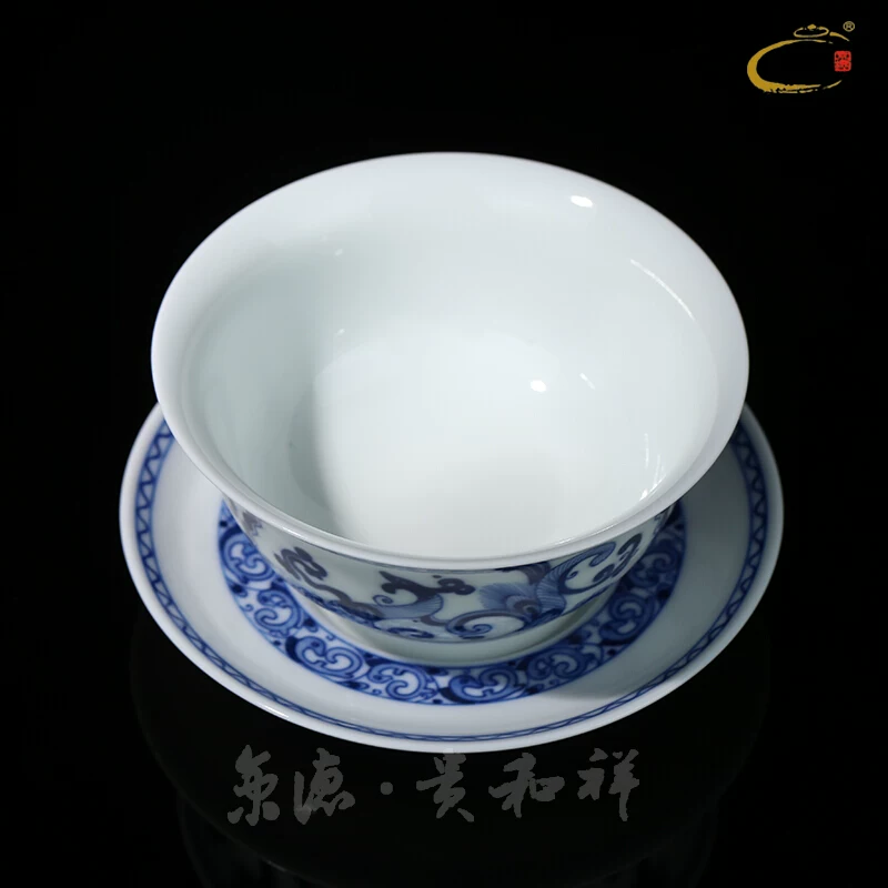Дуэт чаши и чаша чайной посуды Jingde Town Jingde Teaware Чайная стальная чаша Чайная чашка