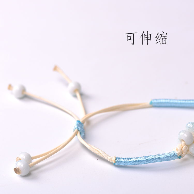 Nhật Bản và Hàn Quốc nhỏ vòng tay gốm nhỏ dệt thủ công tự làm gốm nhỏ cửa hàng trang sức cửa hàng phải bán các mặt hàng duy nhất dây đeo tay
