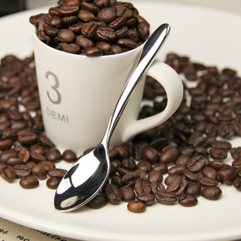 Costa coffee spoon stirs small spoon of milk spoon spoon spoon thickening stainless steel foreign trade export to the UK