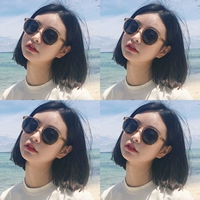 Kính râm Ulzzang nữ phiên bản Hàn Quốc của thủy triều retro Harajuku 2018 kính râm mới mặt tròn màu đỏ đường phố kính râm mắt kính râm nam