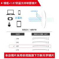 [Anti -Blue Light] Wanxin 1.67 не -кферический (степень, цвет, пожалуйста, оставьте сообщение)