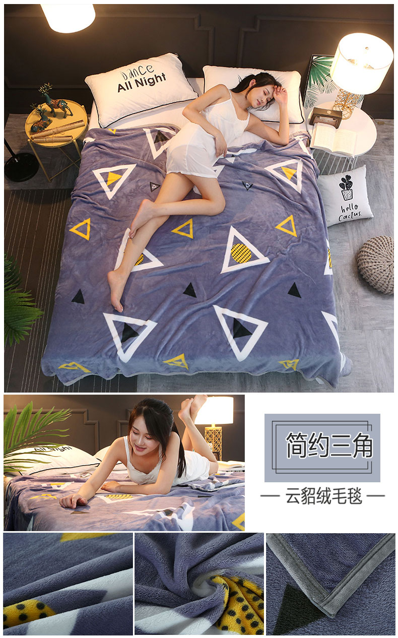 Chăn dày flannel đám mây nhung đơn ký túc xá sinh viên mùa đông san hô nhung tấm nữ đơn mảnh đôi ga giường thun lạnh