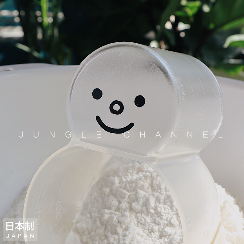 AKEBONO Japan imported small snowman measuring cup rice spoon milk juice measuring cup rice measuring device with scale