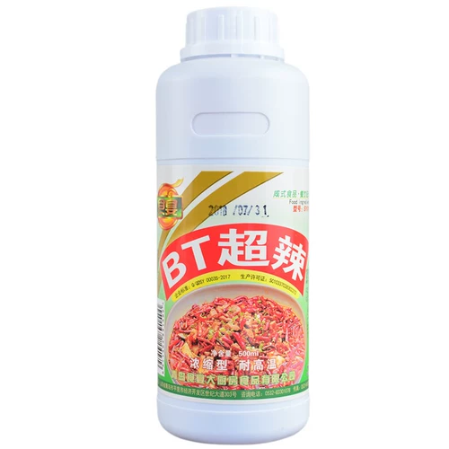 BT Ultra -Spicy Essence Essence Чили эфирное масло бакаласное масло чили -масло дьявол пряная утиная шея горячая сухая лапша 500