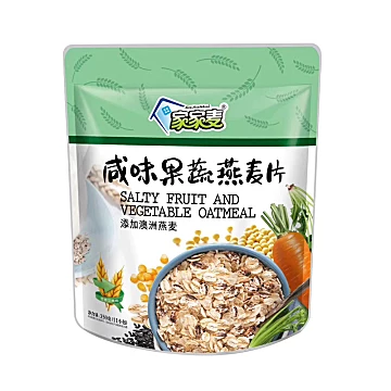 【家家麦】咸味果蔬麦片350g