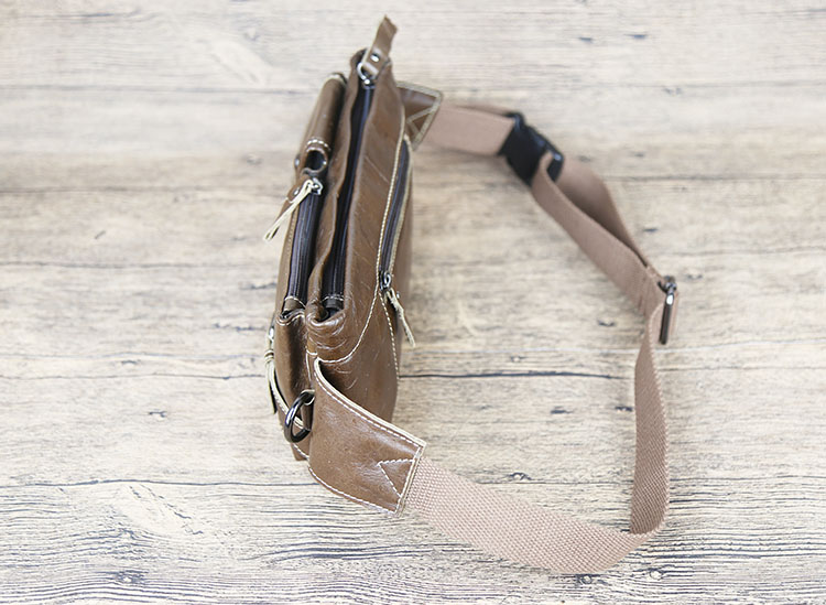 2017 da mới purse men của handmade da lộn da túi điện thoại di động nữ Hàn Quốc phiên bản của đa chức năng ngực túi siêu mỏng 	túi đeo hông thể thao đa năng