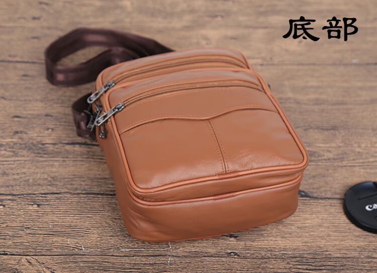 Thời trang da nam túi đeo vai nam xách tay túi xách da nam da mềm Túi Messenger phiên bản Hàn Quốc của ba lô túi xách nữ hàng hiệu
